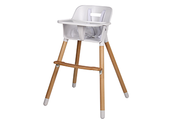 Nordic Wooden Highchair & Juniot Seat 2-in-1